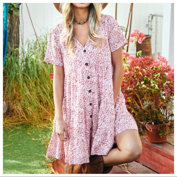 ✨LAST ONE✨Floral print tiered dress - Picture 2 of 7